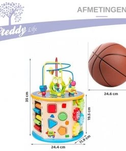Steddy Activiteiten Kubus XL Met Kralenspiraal En Vormenstoof - Hout - Multikleur 17 Steddy Activiteiten Kubus XL Met Kralenspiraal En Vormenstoof - Hout - Multikleur -leerzame-spellen Verkoopwinkel 550x550 680