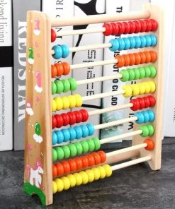Buxibo - Houten Telraam Voor Rekenen - Abacus - Calculator - Onderwijs - Educatief Speelgoed - Multicolor -leerzame-spellen Verkoopwinkel 550x550 744