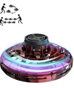 Wantohave FlyNova Vliegende Spinner - LED - Rood