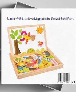 Sensori Belgium Sensori? Educatief Speelgoed - Multifunctionele Kleurrijke Educatieve Magnetische Puzzel - Schrijfbord - Houten Stukjes -leerzame-spellen Verkoopwinkel 550x550 776