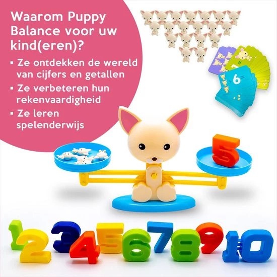 Must-Have For Kids? | Puppy Balance Game - Ik Leer Rekenen - Speelgoed Meisjes - 3 Jaar - 4 Jaar - 5 Jaar - 6 Jaar - Leren Rekenen - Leren Tellen - Interactief Speelgoed - Evenwichtsspel - Monkey Balance 4 Must-Have For Kids? | Puppy Balance Game - Ik Leer Rekenen - Speelgoed Meisjes - 3 Jaar - 4 Jaar - 5 Jaar - 6 Jaar - Leren Rekenen - Leren Tellen - Interactief Speelgoed - Evenwichtsspel - Monkey Balance - Afbeelding 3
