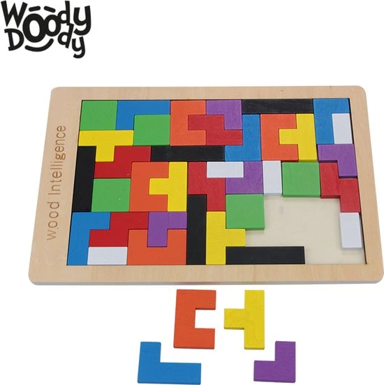 Montessori Speelgoed Tangram Vormen Puzzel Met GROTE OPBERGZAK - Houten Speelgoed Tetris Spel - Educatief Puzzel Voor Ruimtelijk Inzicht - WoodyDoody 8 Montessori Speelgoed Tangram Vormen Puzzel Met GROTE OPBERGZAK - Houten Speelgoed Tetris Spel - Educatief Puzzel Voor Ruimtelijk Inzicht - WoodyDoody - Afbeelding 6