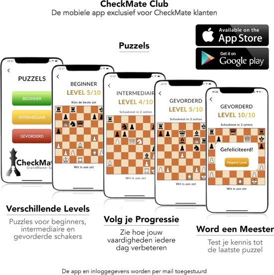 CheckMate? XL GrandMaster Series ? Gratis Ebook ? Schaakspel ? Schaakbord Met Staunton Schaakstukken ? Magnetisch ? Schaakspellen ? Schaakspel Volwassenen Hout ? Schaakborden ? Schaakborden Volwassenen ? Schaakset ? Schaken ? Schaak ? Chess Set 14 CheckMate? XL GrandMaster Series ? Gratis Ebook ? Schaakspel ? Schaakbord Met Staunton Schaakstukken ? Magnetisch ? Schaakspellen ? Schaakspel Volwassenen Hout ? Schaakborden ? Schaakborden Volwassenen ? Schaakset ? Schaken ? Schaak ? Chess Set - Afbeelding 12
