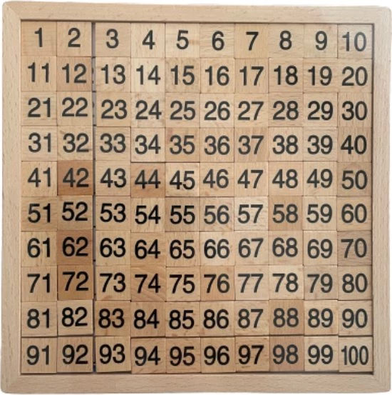 Honderdveld - Leren Rekenen - Rekenspellen - Montessori - Educatief Speelgoed - Blijderij 3 Honderdveld - Leren Rekenen - Rekenspellen - Montessori - Educatief Speelgoed - Blijderij