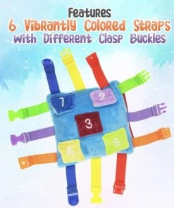 Bon Vibez - Kinderspeelkussen - Montessori - Leer Speelgoed Voor Peuters - Onderweg - Dinosaurus - Sensorische Speelgoed - Kinderspeelgoed - Fijne Motoriek - Goed Voor De Ontwikkeling. - Speel Kussen - -leerzame-spellen Verkoopwinkel 550x554 11