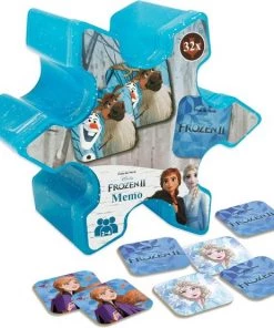 Disney Memospel Frozen Ii Junior Karton Blauw 32-delig