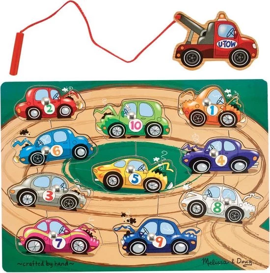 Melissa & Doug - Magnetic Wooden Game - Tow Truck 3 Melissa & Doug - Magnetic Wooden Game - Tow Truck