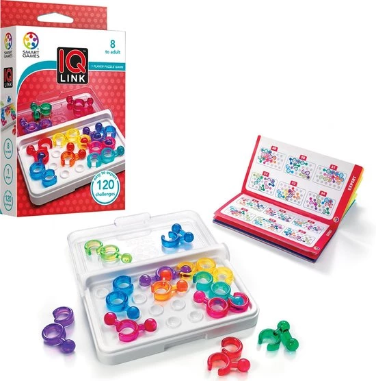 SmartGames - IQ Link - 120 Opdrachten - Breinbreker 8 SmartGames - IQ Link - 120 Opdrachten - Breinbreker - Afbeelding 6