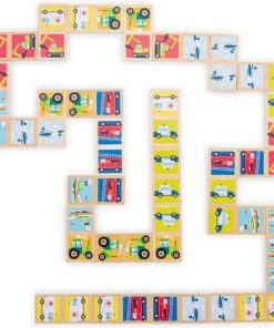 New Classic Toys Domino Spel - Voertuigen - Inclusief Handige Opbergzak -leerzame-spellen Verkoopwinkel 550x557 4