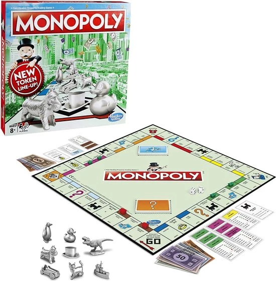 Hasbro Gaming Monopoly - Original Edition - English Version 7 Hasbro Gaming Monopoly - Original Edition - English Version - Afbeelding 5
