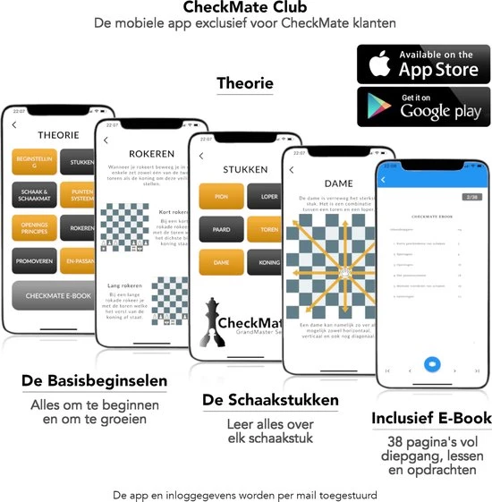 CheckMate? XL GrandMaster Series ? Gratis Ebook ? Schaakspel ? Schaakbord Met Staunton Schaakstukken ? Magnetisch ? Schaakspellen ? Schaakspel Volwassenen Hout ? Schaakborden ? Schaakborden Volwassenen ? Schaakset ? Schaken ? Schaak ? Chess Set 11 CheckMate? XL GrandMaster Series ? Gratis Ebook ? Schaakspel ? Schaakbord Met Staunton Schaakstukken ? Magnetisch ? Schaakspellen ? Schaakspel Volwassenen Hout ? Schaakborden ? Schaakborden Volwassenen ? Schaakset ? Schaken ? Schaak ? Chess Set - Afbeelding 9