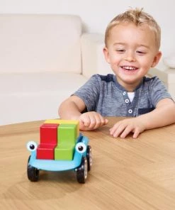 SmartGames - SmartCar 5x5 - Denkpuzzel 3D - 96 Opdrachten - Houten Blokken - Ruimtelijk Inzicht -leerzame-spellen Verkoopwinkel 550x562 10