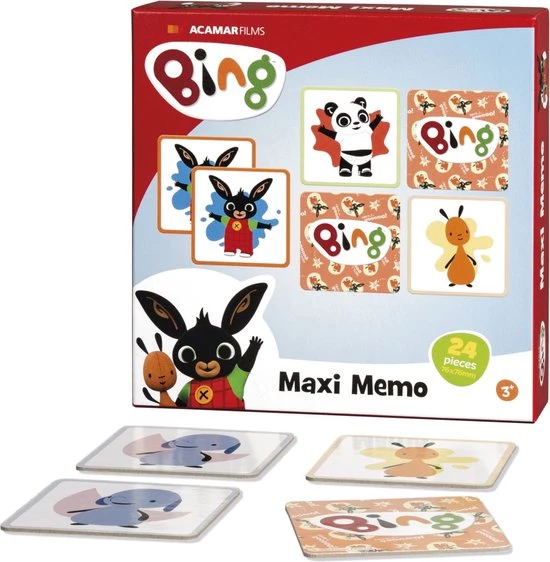 Bambolino Toys - Bing Maxi Memo - Memory Spel Met Extra Grote Kaarten - Educatief Speelgoed - Geheugenspel 5 Bambolino Toys - Bing Maxi Memo - Memory Spel Met Extra Grote Kaarten - Educatief Speelgoed - Geheugenspel - Afbeelding 3