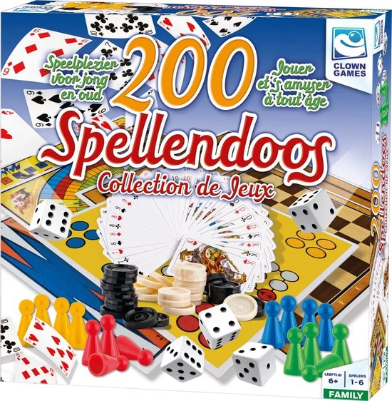 Spellendoos 200 Delig - Clown 3 Spellendoos 200 Delig - Clown