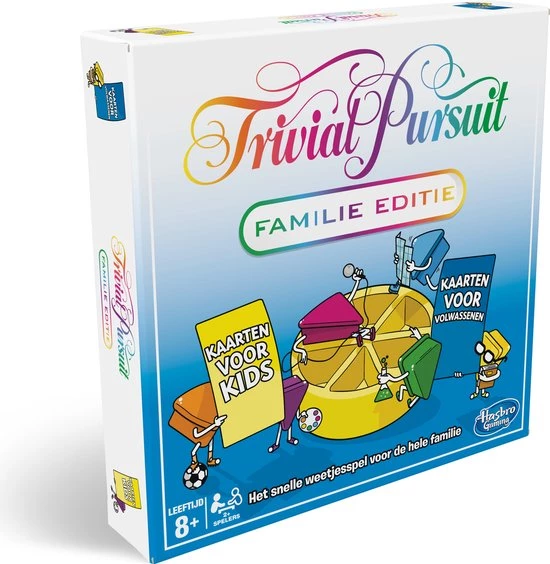 Hasbro Gaming Trivial Pursuit Familie Belgische Editie - Bordspel 5 Hasbro Gaming Trivial Pursuit Familie Belgische Editie - Bordspel - Afbeelding 3