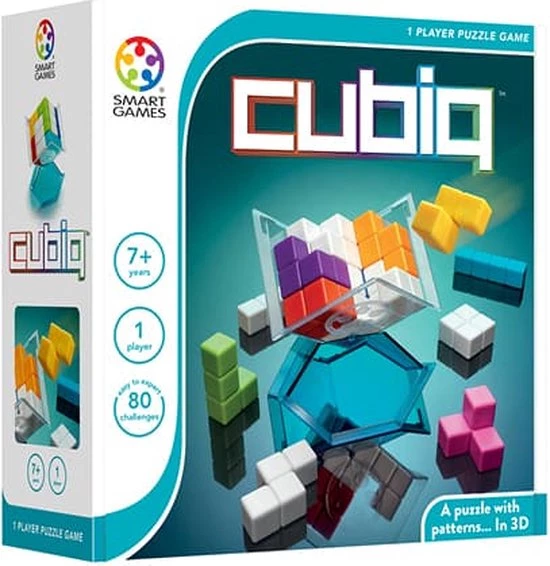SmartGames - Cubiq - Denkspel - 80 Opdrachten 10 SmartGames - Cubiq - Denkspel - 80 Opdrachten - Afbeelding 8