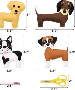 Knutselen Meisjes - Knutselen Jongens - Knutselpakket Meisjes En Jongens - Forest Animals Bosdieren - Naaiset Kinderen - WoodyDoody -leerzame-spellen Verkoopwinkel 550x567 6