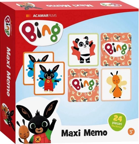 Bambolino Toys - Bing Maxi Memo - Memory Spel Met Extra Grote Kaarten - Educatief Speelgoed - Geheugenspel 14 Bambolino Toys - Bing Maxi Memo - Memory Spel Met Extra Grote Kaarten - Educatief Speelgoed - Geheugenspel - Afbeelding 12