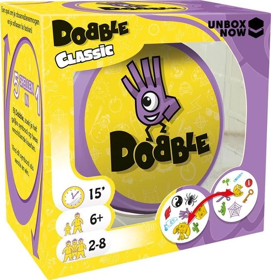 Zygomatic Board Game Studio Dobble Classic - Kaartspel 9 Zygomatic Board Game Studio Dobble Classic - Kaartspel - Afbeelding 7