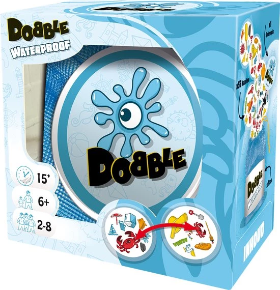 Zygomatic Board Game Studio Dobble Waterproof - Kaartspel 5 Zygomatic Board Game Studio Dobble Waterproof - Kaartspel - Afbeelding 3