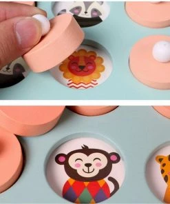 Cartoon World Memory Bordspel Voor Kinderen| Educatief Speelgoed | Houten Geheugen Spel Plaatjes| Memorie Schaak Spel | Memory Chess | 12 Unieke Plaatjes -leerzame-spellen Verkoopwinkel 550x572 6