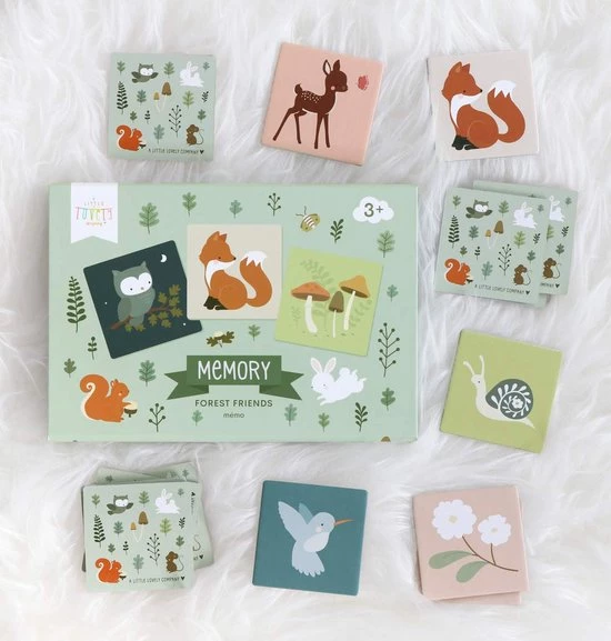 Memory Spel: Bosvriendjes - A Little Lovely Company 4 Memory Spel: Bosvriendjes - A Little Lovely Company - Afbeelding 2