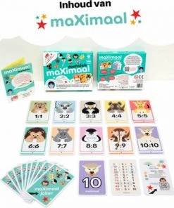Maximal MaXimaal Deeltafels Deelsommen - Educatief Speelgoed - Rekenen, Tafels En Delen Wordt Kinderspel -leerzame-spellen Verkoopwinkel 550x577 4