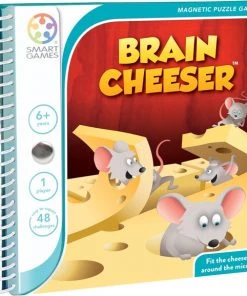 SmartGames - BrainCheeser - Magnetisch Reisspel - 48 Opdrachten - Brainteaser