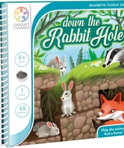 SmartGames - Down The Rabbit Hole - 48 Opdrachten - Magnetisch Puzzelspel