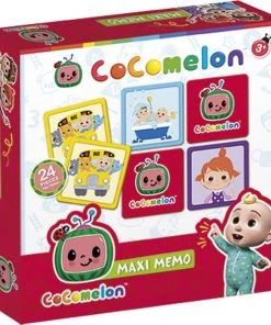Bambolino Toys - CoComelon Maxi Memo - Memory Spel Met Extra Grote Kaarten - Educatief Speelgoed - Geheugenspel