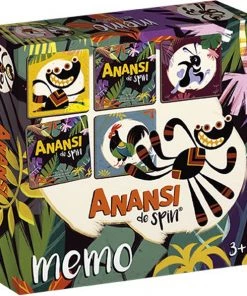 Bambolino Toys - Anansi De Spin Memo - Memory Geheugen Spel - Educatief Speelgoed