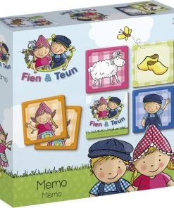Bambolino Toys - Fien & Teun Memo Spel - Educatief Spel - Peuter Speelgoed