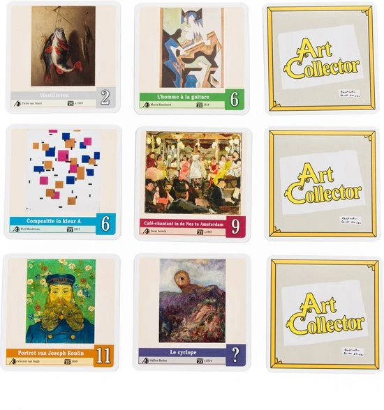 999 Games Art Collector - Het Spel - Kroller Muller - Bordspel - Kunst Verzamelen - Kunst Spel 10 999 Games Art Collector - Het Spel - Kroller Muller - Bordspel - Kunst Verzamelen - Kunst Spel - Afbeelding 8