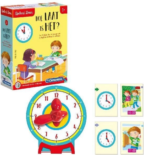 Clementoni Spelend Leren Hoe Laat Is Het? Educatief Spel 8 Clementoni Spelend Leren Hoe Laat Is Het? Educatief Spel - Afbeelding 6