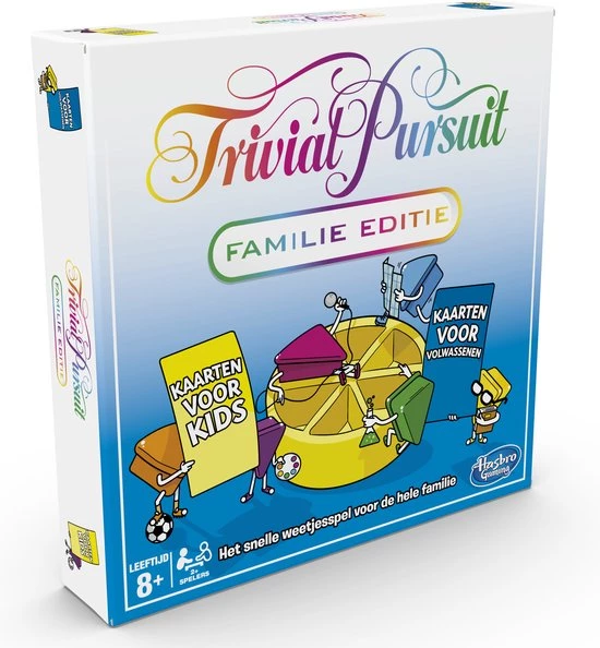 Hasbro Gaming Trivial Pursuit Familie Editie - Bordspel 8 Hasbro Gaming Trivial Pursuit Familie Editie - Bordspel - Afbeelding 6