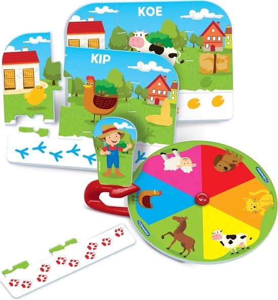Clementoni - Op De Boerderij - Educatief Spel 4 Clementoni - Op De Boerderij - Educatief Spel - Afbeelding 2