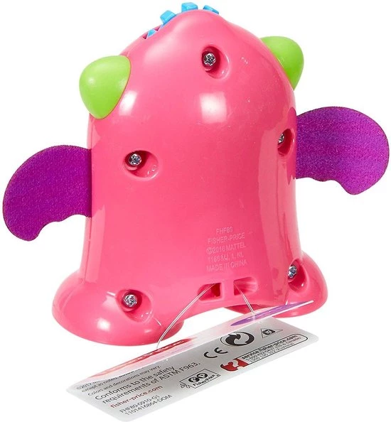 Fisher-Price Fisher Price Tote Langs Monster - Roze 4 Fisher-Price Fisher Price Tote Langs Monster - Roze - Afbeelding 2