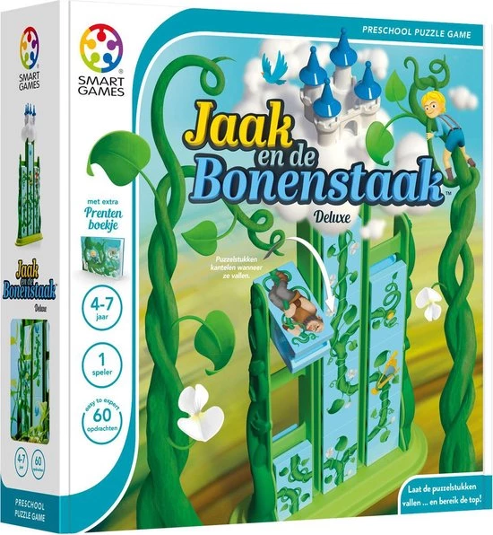 SmartGames - Jaak En De Bonenstaak Deluxe - Denkspel Kleuters - 60 Opdrachten 3 SmartGames - Jaak En De Bonenstaak Deluxe - Denkspel Kleuters - 60 Opdrachten