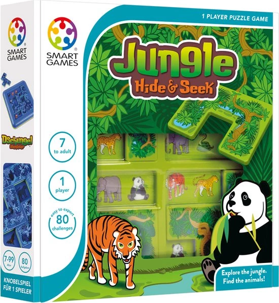 SmartGames - Hide & Seek Jungle - 80 Opdrachten 10 SmartGames - Hide & Seek Jungle - 80 Opdrachten - Afbeelding 8