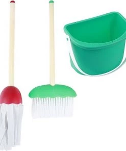 Toi-Toys Schoonmaakset Emmer/bezem - 7-delig (13251A) -leerzame-spellen Verkoopwinkel 550x599 7