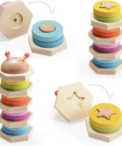 Merkloos Rups Puzzel – Vormenpuzzels - Vormenstoof - Stapeltoren - Puzzels - Montessori - Houten Speelgoed - Educatief Speelgoed - Kleurrijk - Puzzel - Kinderspeelgoed - Geometrisch - Klassiek Speelgoed - Uitdagend - Oog-hand Coördinatie -leerzame-spellen Verkoopwinkel 550x601 1