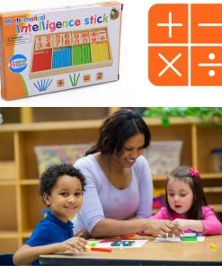 Merkloos Leren Rekenen Educatief Montessori Speelgoed - Houten -leerzame-spellen Verkoopwinkel 550x612