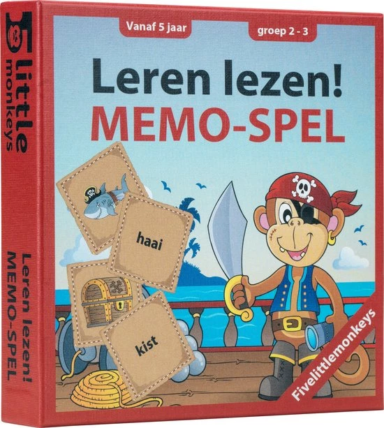 Fivelittlemonkeys Leren Lezen! Memo-spel - Educatief Spel - Kaartspel - Vanaf 5 Jaar - 2 Tot 4 Spelers - Edutacief Speelgoed - Memory - Woordjes Leren - Sinterklaas - Schoencadeau - Cadeau - Sint - 5 December - Schoenkado 3 Fivelittlemonkeys Leren Lezen! Memo-spel - Educatief Spel - Kaartspel - Vanaf 5 Jaar - 2 Tot 4 Spelers - Edutacief Speelgoed - Memory - Woordjes Leren - Sinterklaas - Schoencadeau - Cadeau - Sint - 5 December - Schoenkado