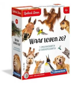 Clementoni Spelend Leren Dierenbingo Educatief Spel