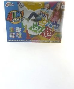 Extra Grote Spellendoos 4 In 1 Van WDMT? | Bevat Meerdere Spellen, Waaronder Dammen En Mens-erger-je-niet | XL-formaat Met Grote Pionnen | Geschikt Voor Binnen En Buiten -leerzame-spellen Verkoopwinkel 550x621