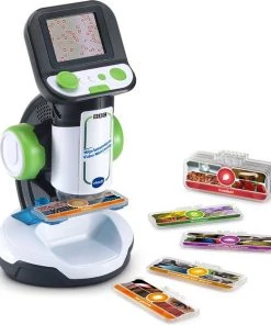 VTech Mijn Interactieve Video Microscoop - Educatief En Interactief Speelgoed - Maak Kennis Met De Microscopisch Kleine Wereld - Vanaf 7 Jaar