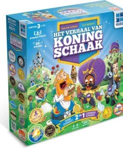 Megableu Het Verhaal Van Koning Schaak - Bordspellen - Gezelschapsspel Voor Familie - Leren Schaken - Winnaar Speelgoed Van Het Jaar Nederland 2022 STEAM -leerzame-spellen Verkoopwinkel 550x625 2