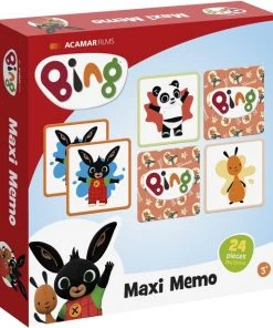 Bambolino Toys - Bing Maxi Memo - Memory Spel Met Extra Grote Kaarten - Educatief Speelgoed - Geheugenspel