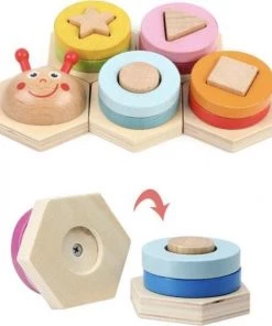 Merkloos Rups Puzzel – Vormenpuzzels - Vormenstoof - Stapeltoren - Puzzels - Montessori - Houten Speelgoed - Educatief Speelgoed - Kleurrijk - Puzzel - Kinderspeelgoed - Geometrisch - Klassiek Speelgoed - Uitdagend - Oog-hand Coördinatie -leerzame-spellen Verkoopwinkel 550x628 2