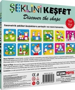 Kumtoys Montessori Speelgoed - Knutselen Meisjes - Knutselen Jongens - Knutsel Set - Spelletjes Voor Kinderen - Ik Leer Vormen - Ontdek De Vorm - Black Friday 2022 -leerzame-spellen Verkoopwinkel 550x630 2